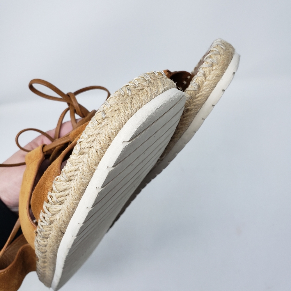 VINCE Tibor Espedrille Wrap sandals Size 8.5 - Picture 11 of 11